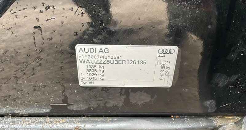 Audi Q3 cena 18350 przebieg: 103000, rok produkcji 2014 z Jarocin małe 79